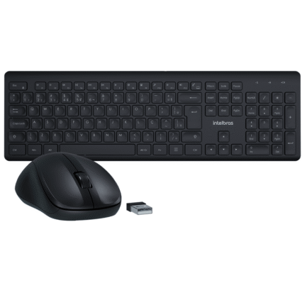 Kit Teclado e Mouse sem Fio Intelbras CSI50 Clique Silencioso