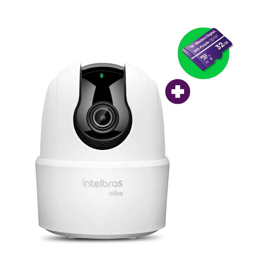 iME-360-3MP-e-Cartao Câmera Inteligente Full HD iME 360 C Branca Intelbras - Imagem 1